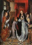 Hans Memling The Annunciation  gggg painting